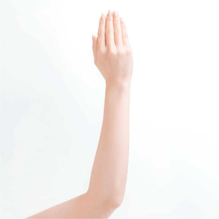 手からひじのエイジングケア