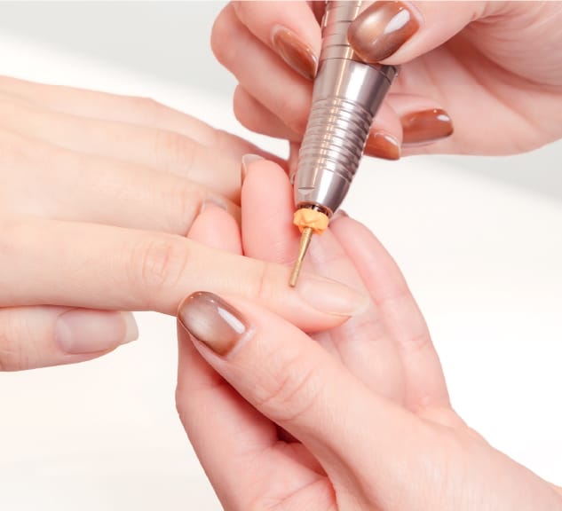 爪横の角質ケア