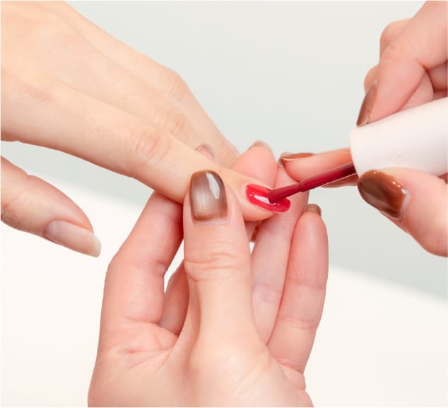 ネイルお仕上げ（ジェントルジェル）