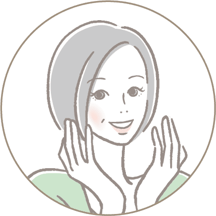 40歳を過ぎて気になっていたくすみがなくなり、血管の浮きも目立たなくなりました。指先もすっきりして、これまでよりもジェルや指輪が綺麗に見えるようになりました。（50代・会社員）